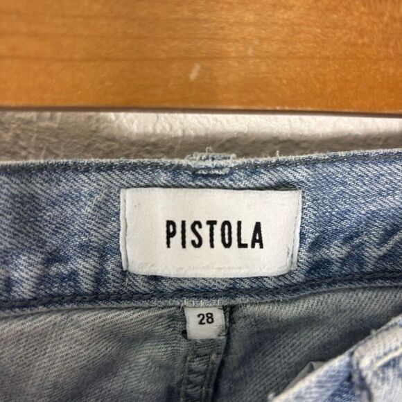 Pistola Revolve High Rise Light Wash Skinny Jeans Size 28 - Picture 6 of 7